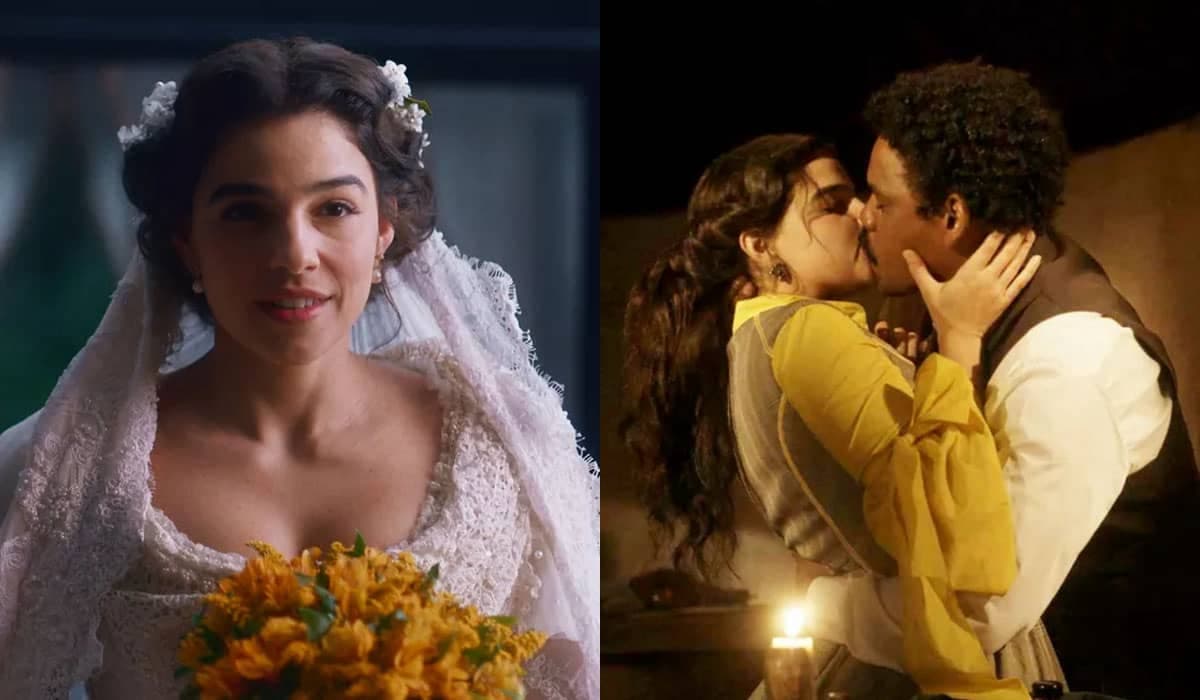 Pilar e Samuel finalmente se casam em 'Nos Tempos do Imperador'