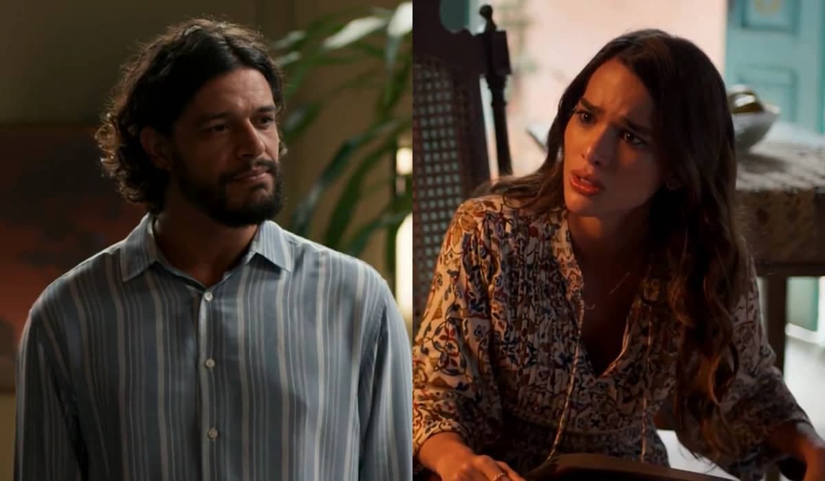 Maruan mente para Labibe sobre o casamento deles em Mar do Sertão