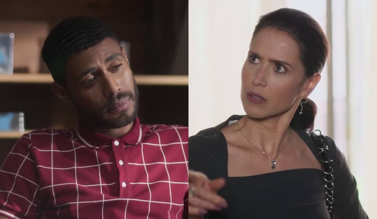 Leonardo desfaz o noivado com Regina em Cara e Coragem