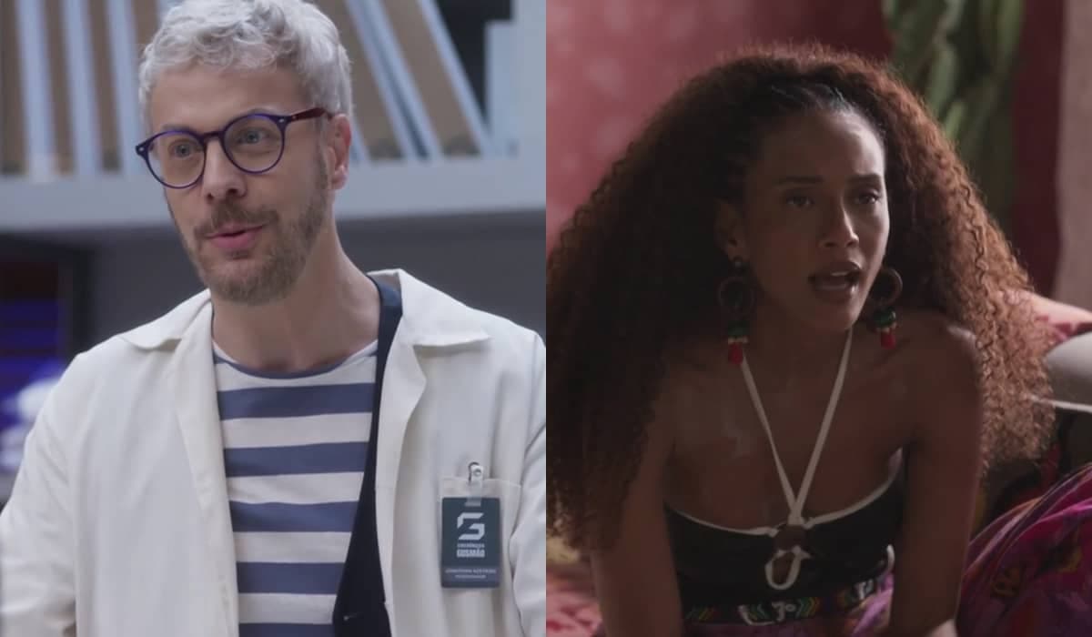 Jonathan assume Anita como namorada em Cara e Coragem