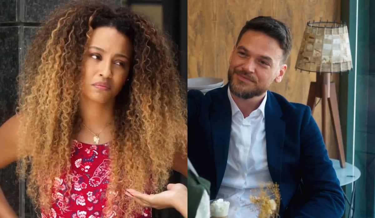 Sol fica abalada após encontro com Theo e não consegue trabalhar em Vai na Fé