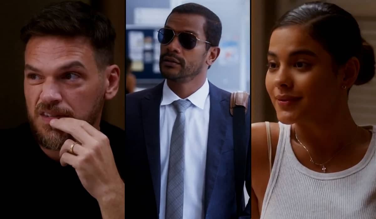 Theo fica chocado com possibilidade de Ben ser pai de Jenifer em Vai na Fé