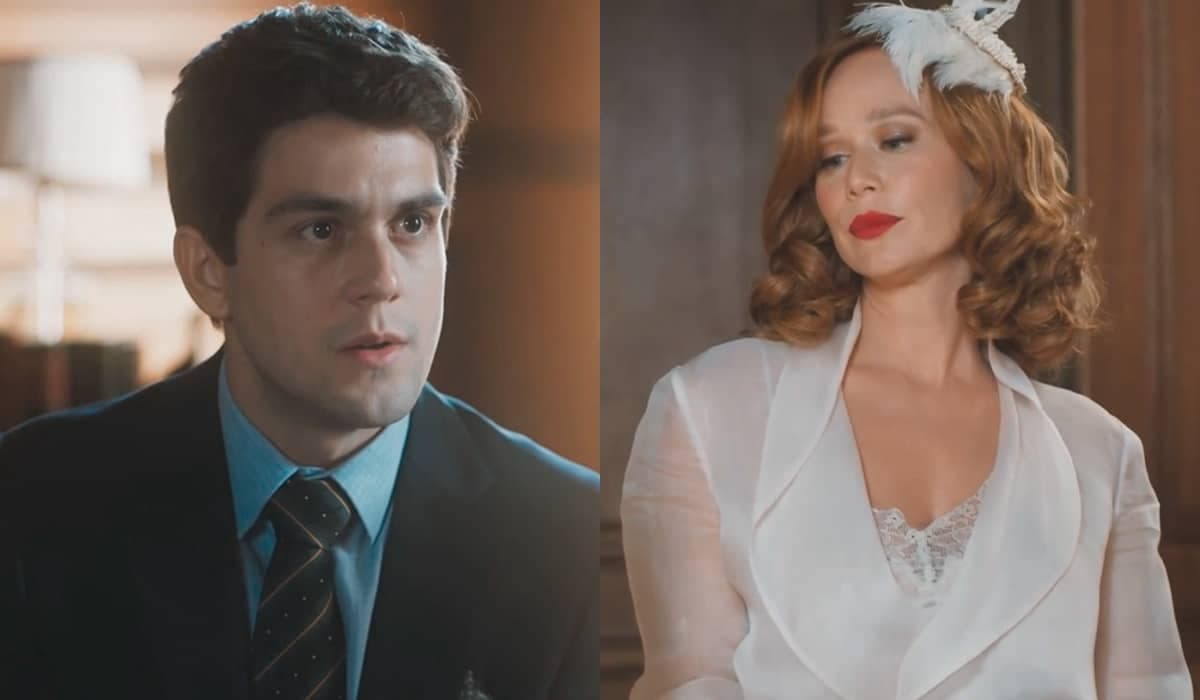 Júlio descobre sobre a enorme ficha criminal de Gilda em Amor Perfeito