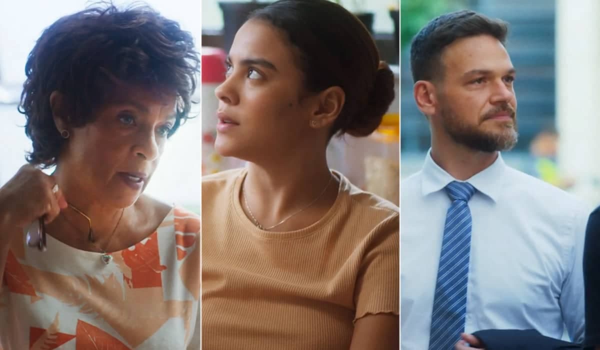 Marlene fica horrorizada ao ver foto de Jenifer e Theo em Vai na Fé